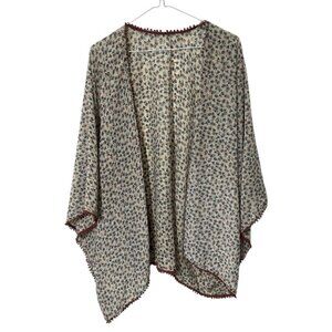 Floral Kimono - Flowy free spirit shawl